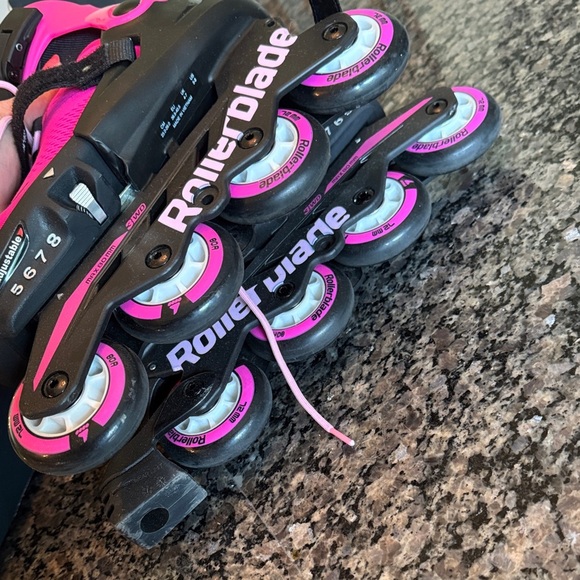 Rollerblade Kids' Pink and Black Skates - Picture 14 of 16